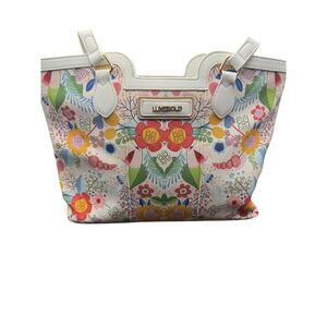Luxebold Brand Women's Handbag Top Handles with Floral Print Pattern